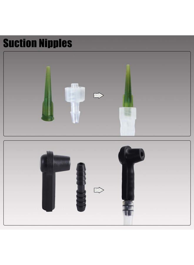 YSTOOL Brake and Clutch Fluid Pneumatic Vacuum Bleeder Bleeding Tool Kit to Change Brake Clutch Oil Power Steering Oil Engine Oil for Auto Car Truck Motorcycle Use - Image 4