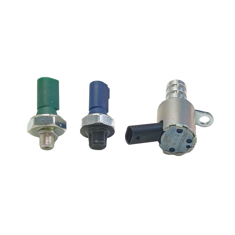 ThpeMakcr Engine Oil Pressure VVT Solenoid Valve and Oil Pressure Sensor Switch For Volkswagen Golf Jetta 14T - Image 2