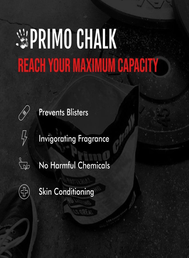 Primo Chalk 6oz. Resealable Bag: Loose Chalk for Weightlifting, Rock Climbing, & Gymnastics, Non-Toxic, Made in The USA, Chalk Ball Refill for Superior Grip - Image 4