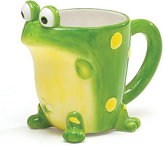burton+BURTON Toby The Toad Frog Coffee Mug Adorable Mug With Gift Box - Image 1