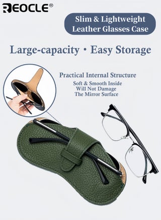 حالة النظارات لينة المحمولة العالمية جلد طبيعي نحيف النظارات الحقيبة للنظارات الشمسية نظارات القراءة نظارات مقاومة للخدش خفيفة الوزن مثالية للطلاب البالغين - pzsku/Z1136649A4B08EEA6DD22Z/45/1756518770/7ecd196e-10ee-423d-9a2e-54d0b52dcba8