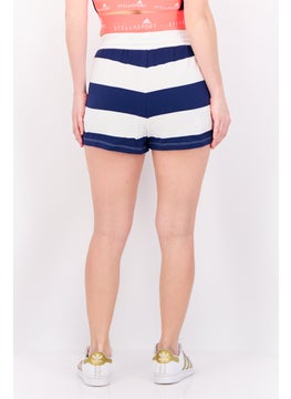adidas Originals Women Sportswear Fit Training Shorts, Blue  - Image 3
