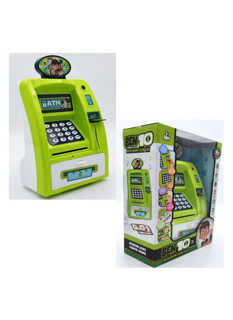 Toy Box Bank safe for children with the character of Ben 10 that works with a secret electronic fingerprint to withdraw money automatically  - Image 2