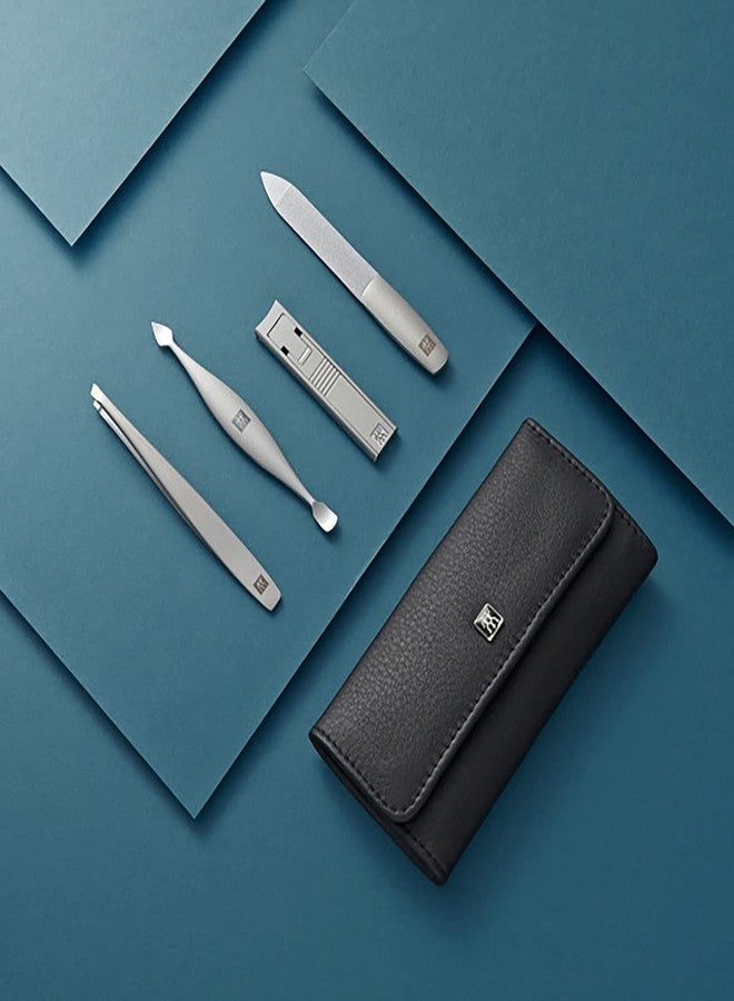 ZWILLING Beauty TWINOX 5-pc Travel Set With Snap Fastener Case - Black - Image 3