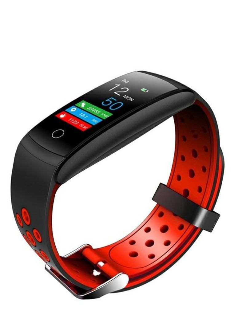 NIBEMINENT Smart Bracelet Heart Rate Blood Pressure Monitor Red - Image 2