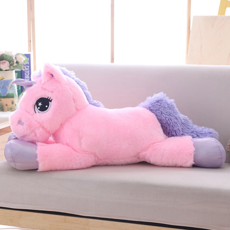 Sofipal Big Unicorn Plush Pillow  Giant Unicorn Stuffed Animal Toy for Birthday Valentines Bedroom Pink 31 - Image 2