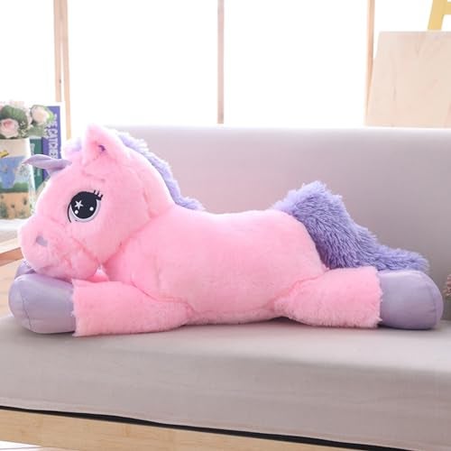 Sofipal Big Unicorn Plush Pillow  Giant Unicorn Stuffed Animal Toy for Birthday Valentines Bedroom Pink 31 - Image 1
