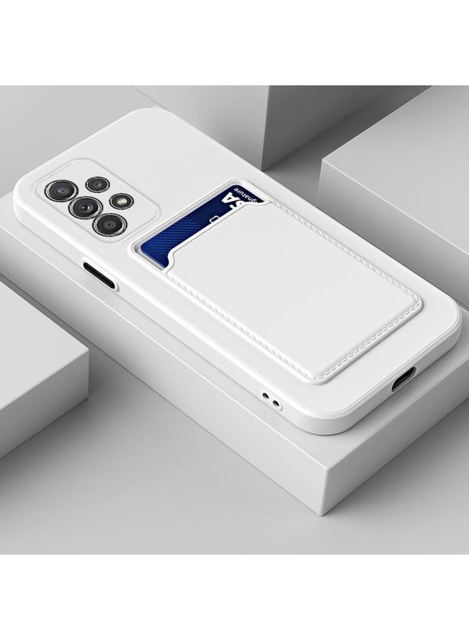 اس-توب جراب لهاتف Samsung Galaxy A13 4G، جراب هاتف TPU ملمس الجلد مع أزرار بلون متباين - Image 1