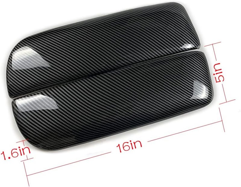 CHUANGHUI NA for BMW X5 X6 F15 F16 ABS Carbon Fiber Color Car Interior Center Armrest Box Cover Console Box Storage Box Trim Covers (X5 F15 F85 2014-2018 / X6 F16 F86 2015-2019) - Image 3