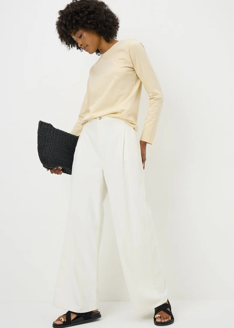 ماتلان تي شيرت أصفر بأكمام طويلة