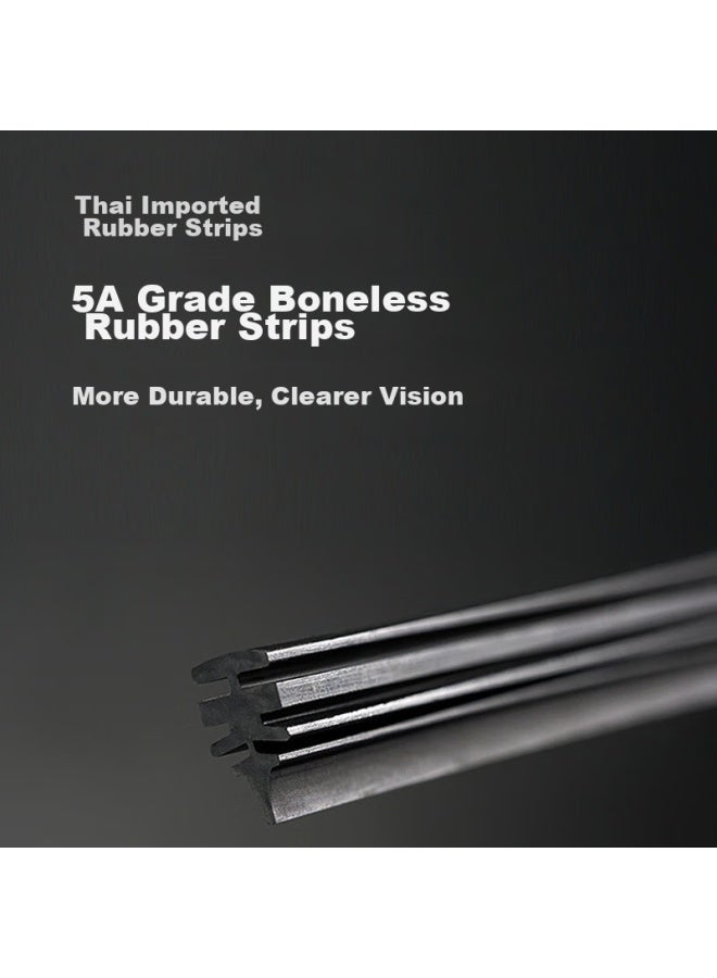 Speed Paisu 08-16 Citroen Sega Windshield Wipers, Original Boneless Car Wiper Blades, Rubber Strips, Silent, 28/24 - Image 3