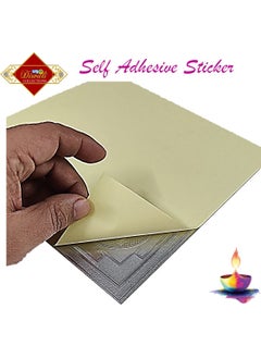 Uniq UNIq Diwali 3D Gold Foil Plated Self Adhesive A3Large Size  with Kuber Shri Ganesh Lakshmi Saraswati for WealthPowerMoneyProsperityKnowledgeSkills  - Image 4