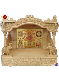 Uniq UNIq Diwali 3D Gold Foil Plated Self Adhesive A3Large Size  with Kuber Shri Ganesh Lakshmi Saraswati for WealthPowerMoneyProsperityKnowledgeSkills  - Image 3