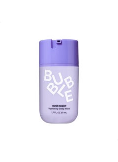 Bubble Skincare Over Night Hydrating Sleep Mask Gentle Exfoliating Overnight Face Mask For Skin Barrier Repair Formulated With Mandelic Acid & Sodium Pca To Hydrate Brighten & Soothe Skin (50Ml)  - Image 1