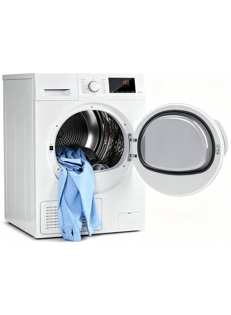 CM Freestanding Clothes Dryer – 8KG Capacity with 15 Drying Programs & Advanced Temperature Control - CM DC-80S5C - Image 3