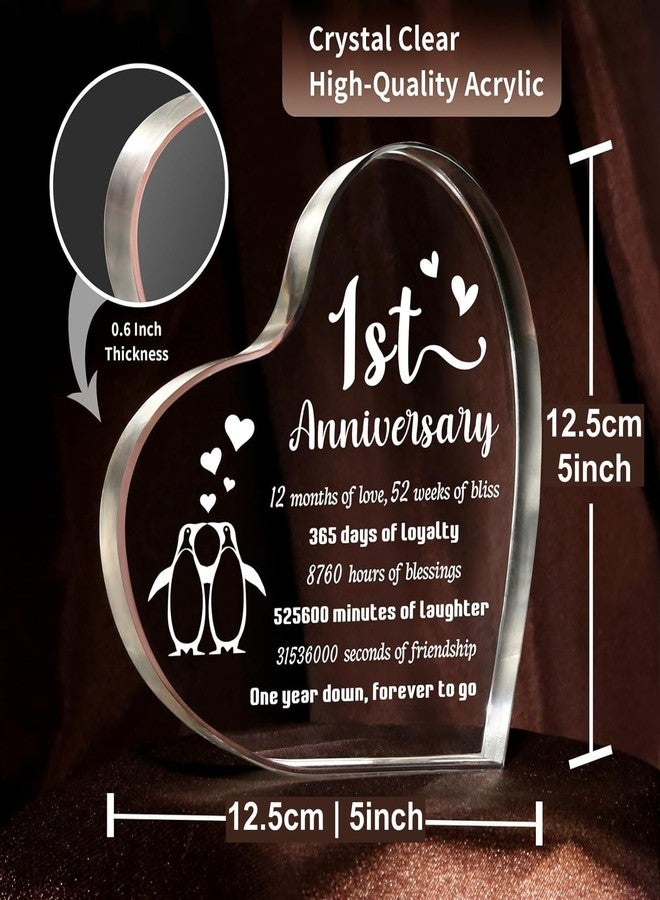 Gifzy Acrylic Plaque Gifts 2 (1st Anniversary) - Image 3