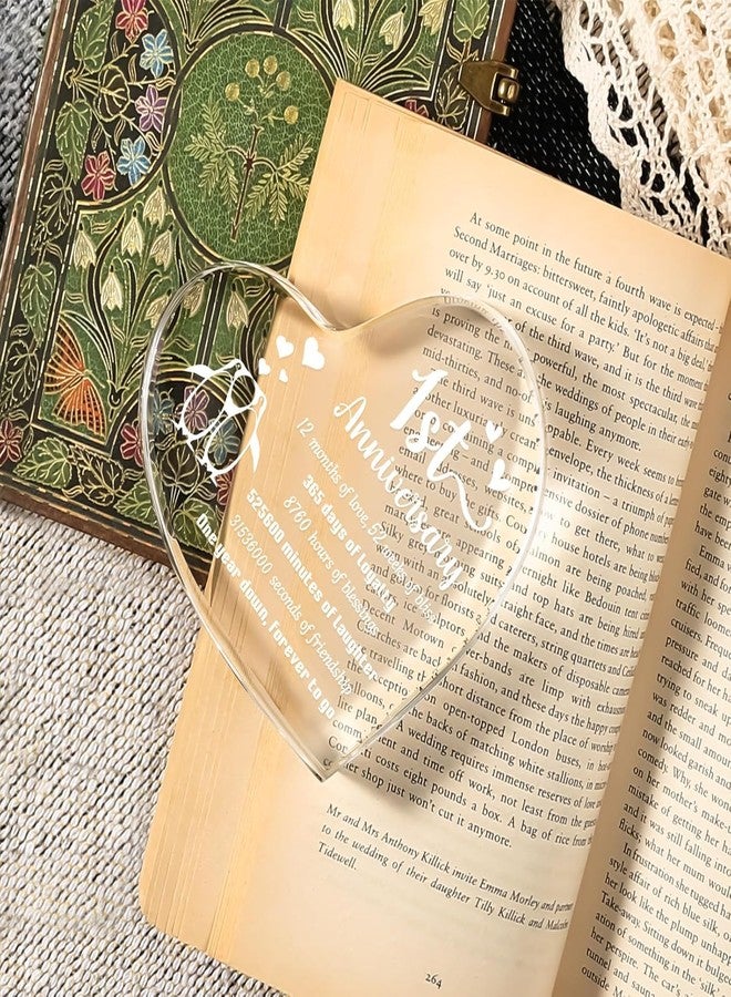 Gifzy Acrylic Plaque Gifts 2 (1st Anniversary) - Image 4