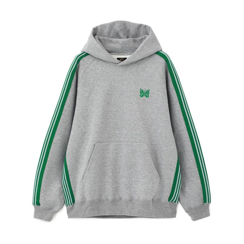 Needles Creates Embroidered Butterfly Zipper Sports Side Stripesd Jacket Casual Stand Collar Jacket For Men And Women - Image 1