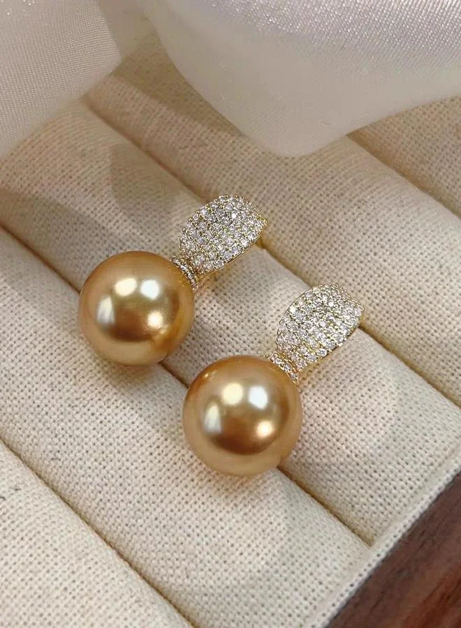 تايك تو Faux Pearl Drop Earrings