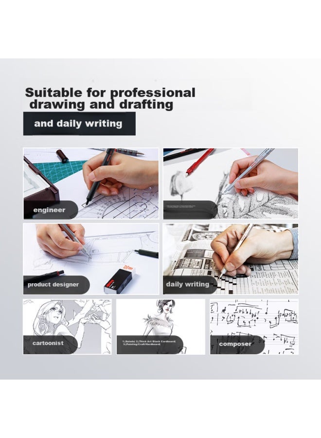 Rotring Automatic Pencil 0.5mm, Lead Refill Not Easily Broken, German High-quality Professional Drawing Tool - 600 Series Black Single Pack - Image 4