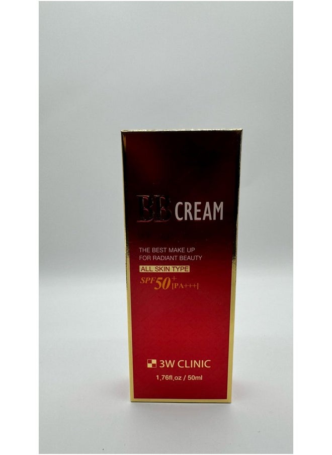 3W CLINIC [3W CLINIC] BB CREAM UV SUN BLOCK (50ML)  - Image 1