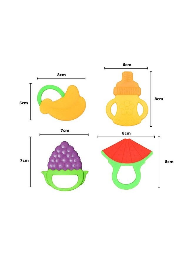 The Little Lookers � Combo Silicone Fruit Shape Teether For Baby;Toddlers;Infants;Children (Pack Of 3) (Color 15)  - Image 4
