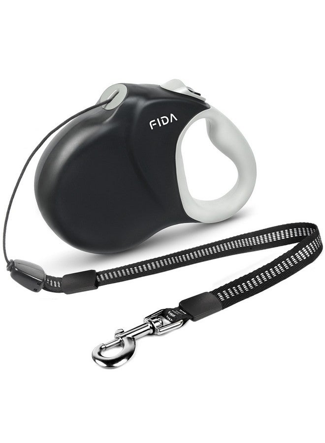 Fida Upgraded Retractable Dog Leash 30ft, Heavy Duty Pet Walking Leash for Medium/Large Breed up to 110 lbs, 360° Tangle-Free Long Retract Dog Lead, Soft Grip, One-Hand Brake, Black - Image 1