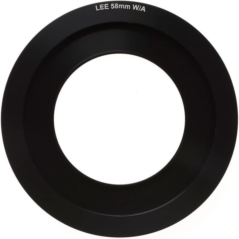 Filters LEE100 FHWAAR58C Wide-Angle Adapter Ring 58mm Diameter Black Camera Accessory