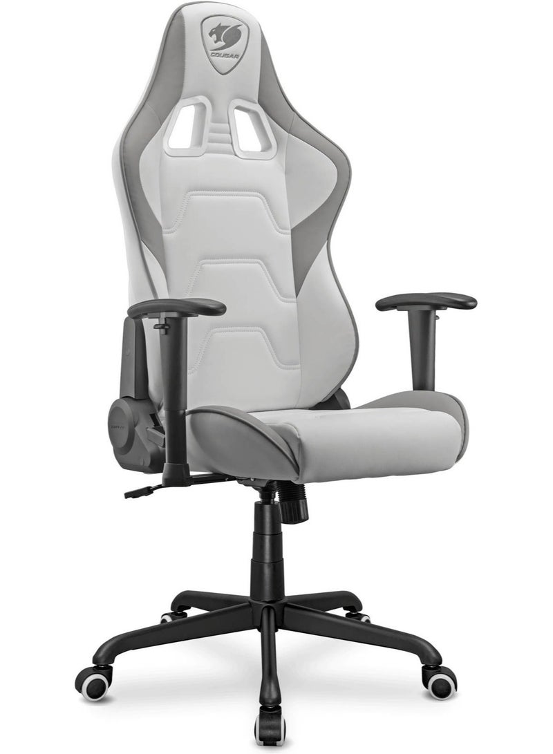 Cougar Armor Elite Gaming Chair, Premium PVC Leather, Full Steel Frame, 160° Reclining Backrest, 2D Adjustable Armrests, Head & Lumbar Pillows, Class 4 Gas Lift, Ergonomic Office & Gaming Chair, White | 3MELIWHB.0001 - Image 2