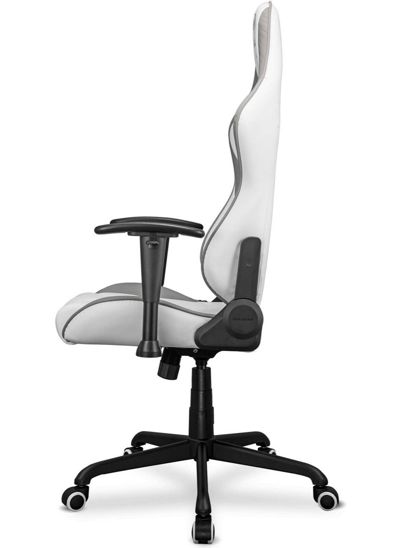 Cougar Armor Elite Gaming Chair, Premium PVC Leather, Full Steel Frame, 160° Reclining Backrest, 2D Adjustable Armrests, Head & Lumbar Pillows, Class 4 Gas Lift, Ergonomic Office & Gaming Chair, White | 3MELIWHB.0001 - Image 3