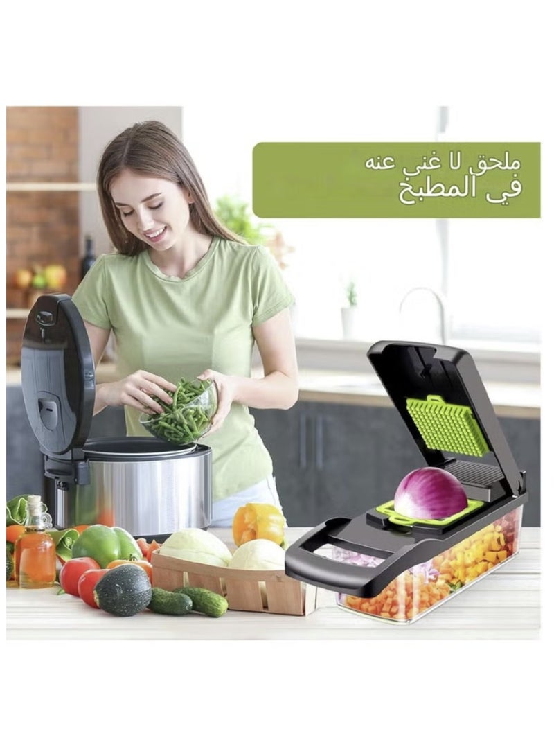 Denx Multifunctional Vegetable Chopper Cutter Slicer And Dicer Tool 15 in 1 - Image 5