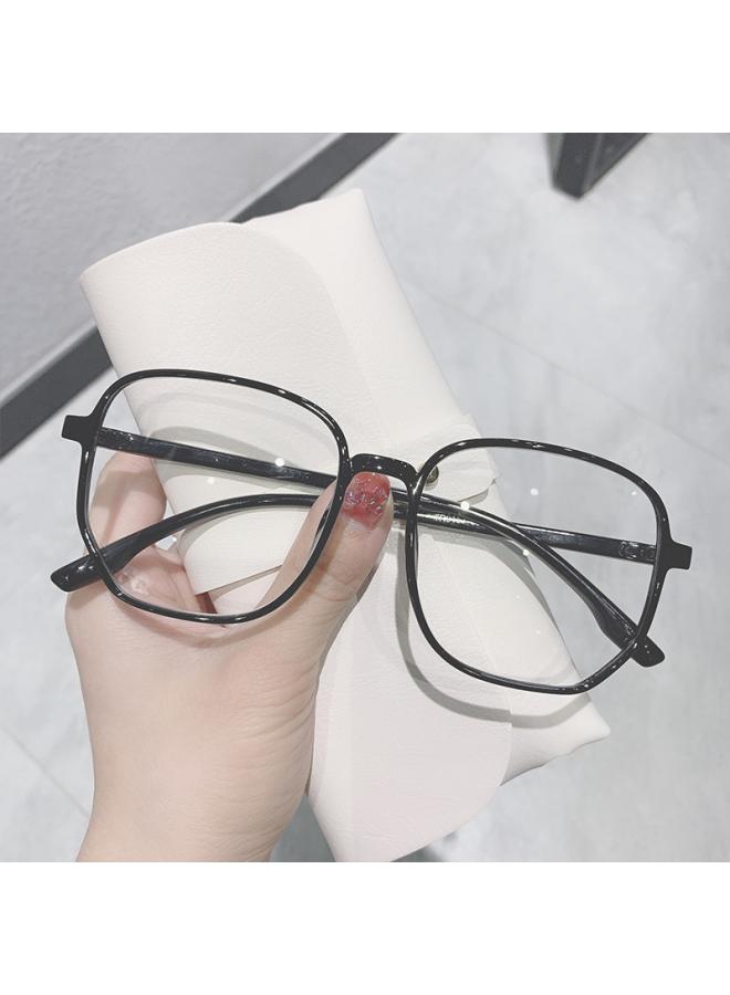 Xiaohongshu Same Anti-blue Light Glasses For Women Ultra-light Tr With Degrees Internet Celebrity Plain Face Elegant Frame Face-looking Small