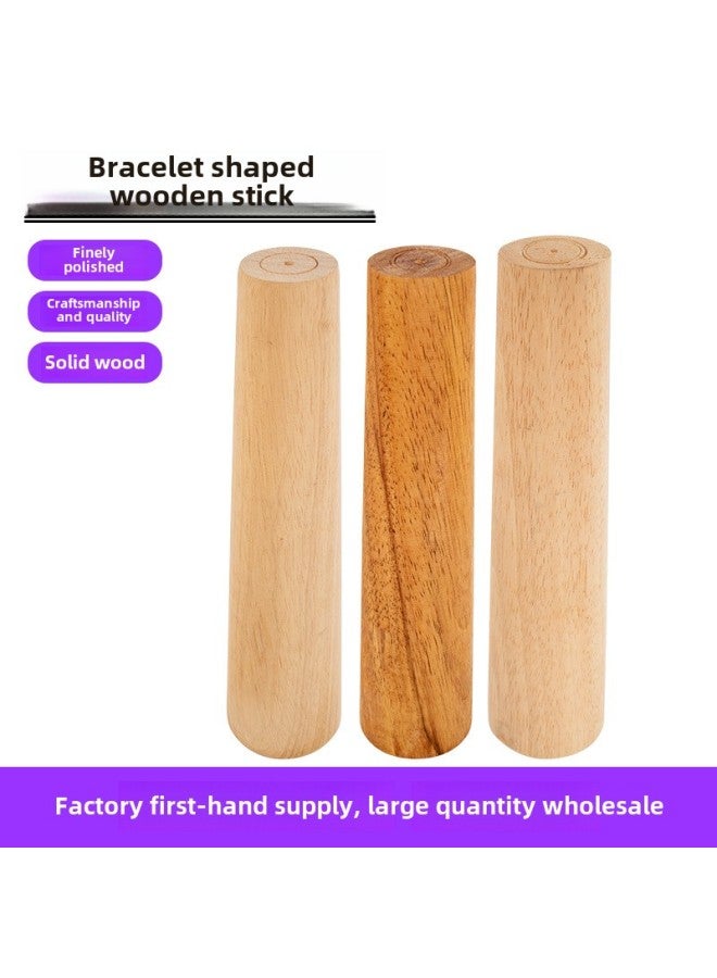 Plastic Bracelet Stick Bracelet Wooden Stick Measurement Wooden Stick Plastic Expansion Correction Repair Wrist Size Size Tool-Model:Bracelet Round Step Wooden Stick (Unpainted  - Image 5