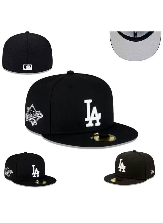 New Era Los Angeles Dodgers Black World Series Snapback Cap – Premium MLB Team Logo Streetwear 568SIZE
