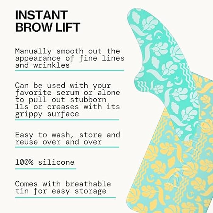 Pacifica Reusable Brow Mask – 100% Silicone Forehead Wrinkle Patch for Brow Lift, Reusable Anti-Wrinkle Pad Smooths Frown Lines, Vegan, Fragrance-Free, Vegan & Cruelty-Free, 1 Piece - Image 4