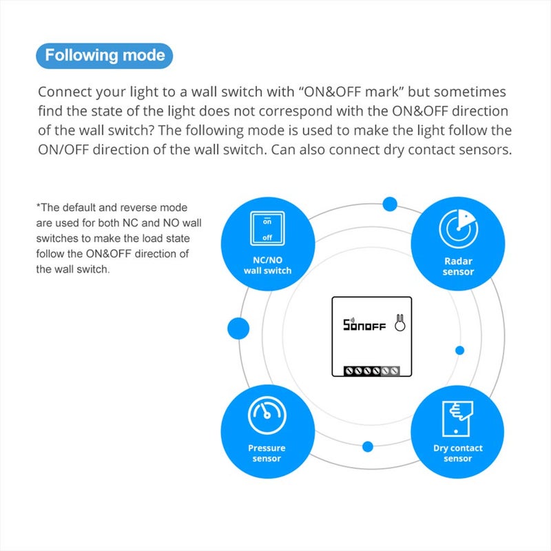 Sonoff WiFi Switch Wireless Remote Control Electrical for Household Appliances,Compatible with Alexa& Google Home,1 Pack - Image 5