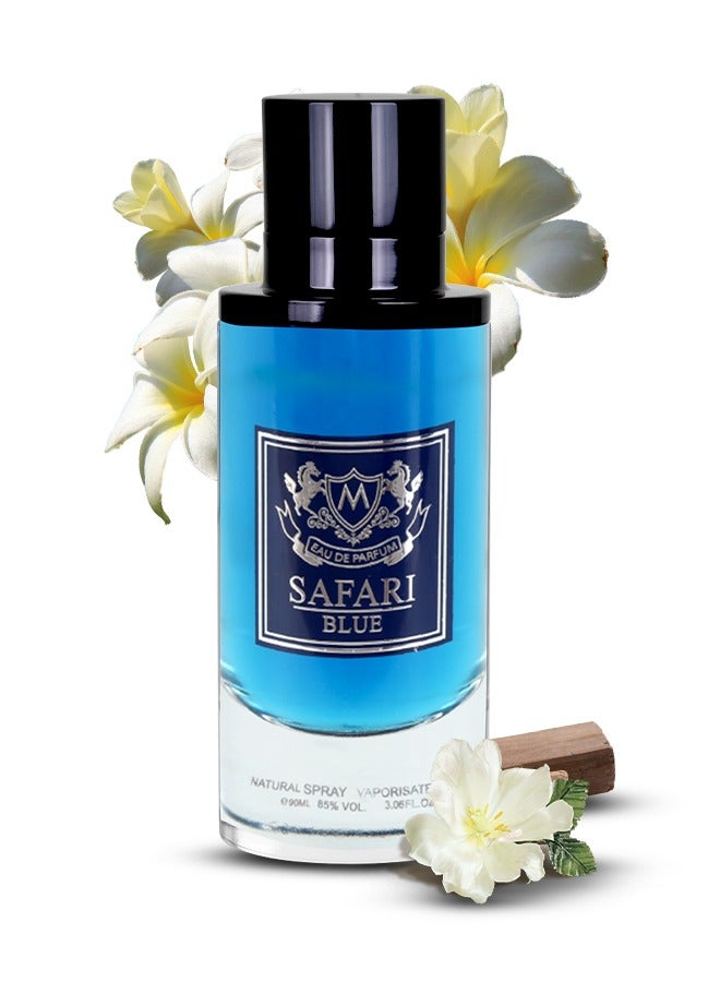 mahabub SAFARI BLUE From mahabub perfume 90ML - Image 1
