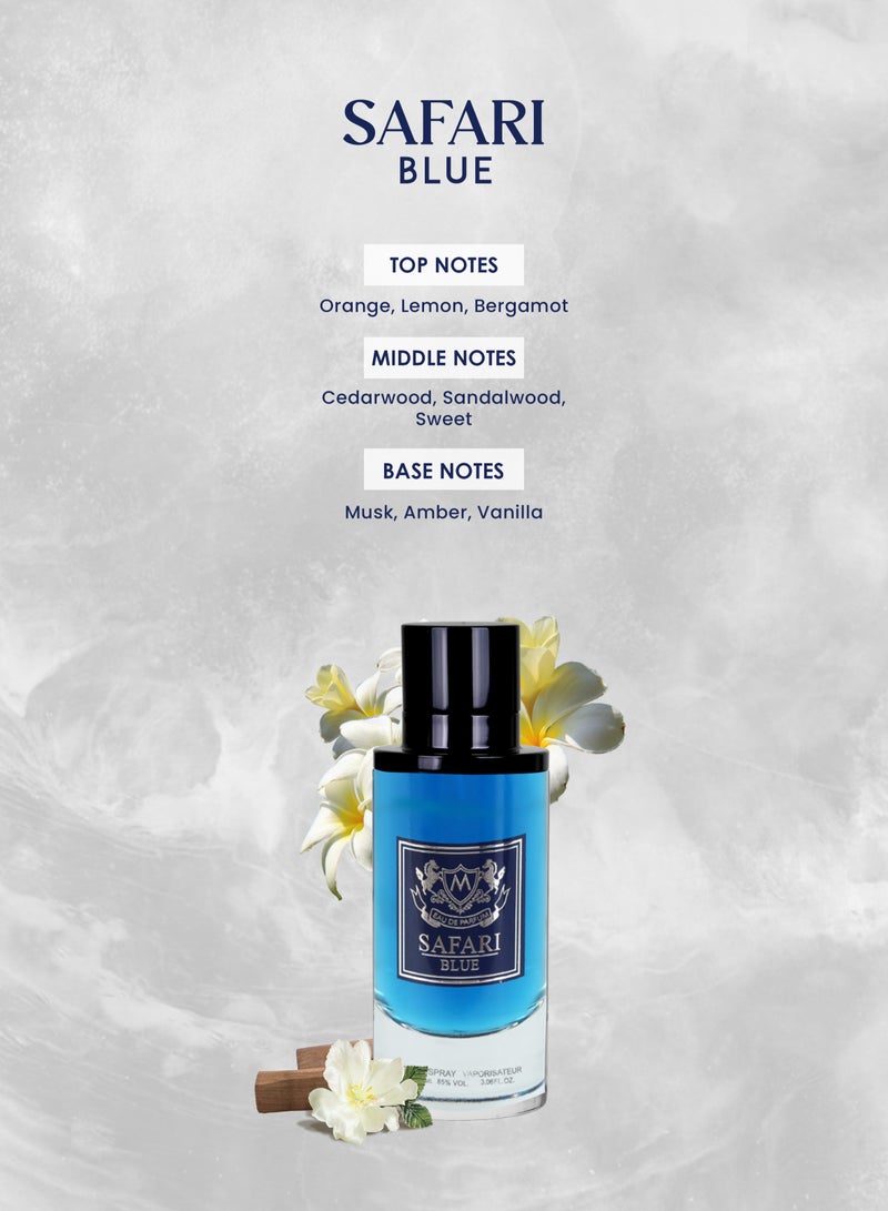 mahabub SAFARI BLUE From mahabub perfume 90ML - Image 2