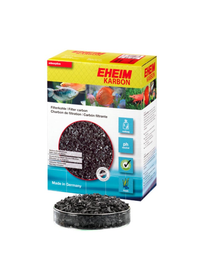 إيهيم وسائط ترشيح EHEIM Karbon 450 غرام مع كيس شبكي | ترشيح كيميائي لأحواض الأسماك - Image 2