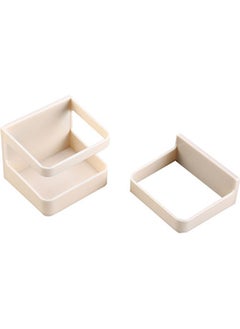 NIBEMINENT Wall-Mounted Umbrella Rack Beige 