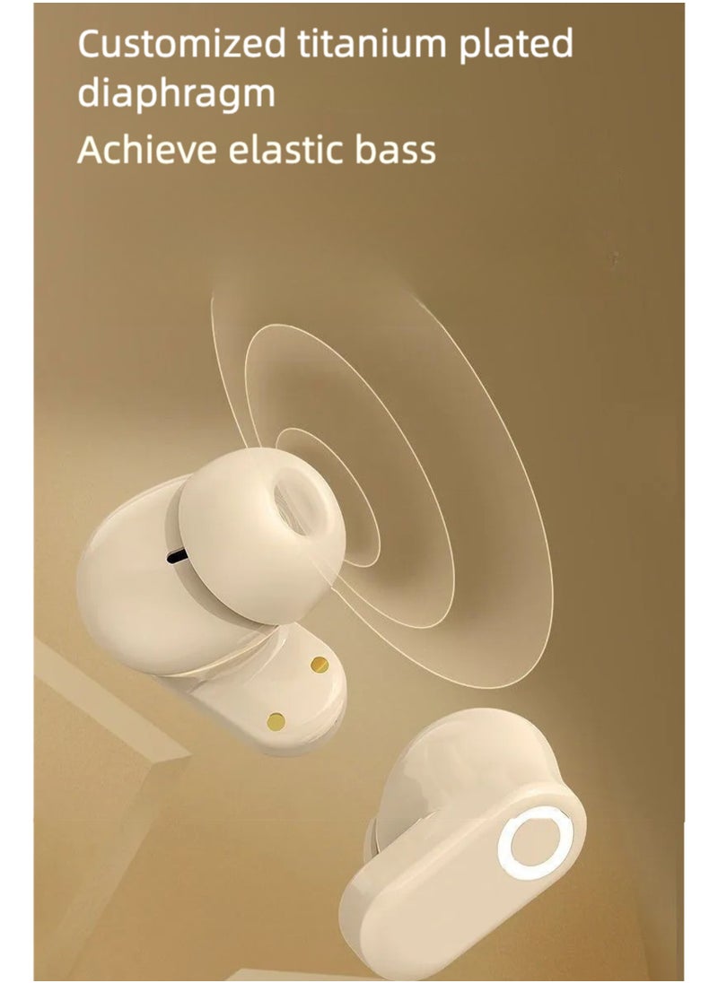 Generic Bluetooth Earphones, Noise Cancellation True Wireless Earbuds, 13mm Drivers, 28H Playtime, IPX7, Bluetooth V5.4, 2 Mics for AI Clear Calls, White  - Image 4