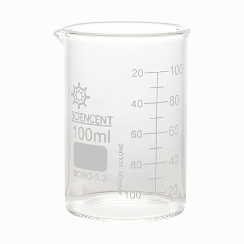 SCIENCENT WITH DEVICE SCIENCENT Glass Beaker 50ml, 100ml, 250ml (Set of 3) - Image 2