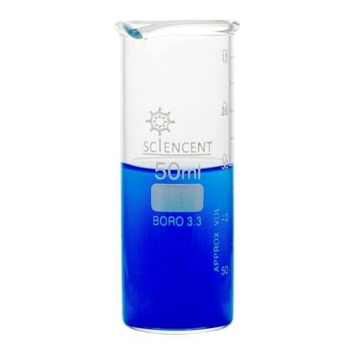 SCIENCENT WITH DEVICE SCIENCENT Glass Beaker 50ml, 100ml, 250ml (Set of 3) - Image 4