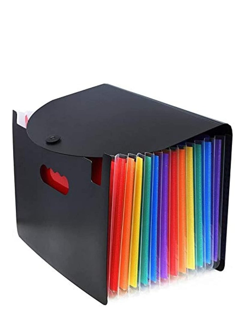 كول بيبي - 12 حقيبة ملف مجلد التمديد ، A4 المحمولة مدير ملف التمديد accordion - Image 1