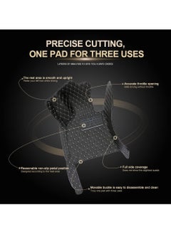 WINCA Car Floor Mats Compatible With Toyota Land Cruiser 2018-2021 PVC Leather Non-slip Weather Color Available (Black)  - Image 3