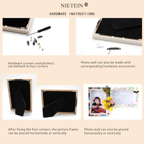 NIETEIN Fun Creative Picture Frame Wall/Tabletop Photo Frame Gift Home Decor (Pic-11) - Image 2