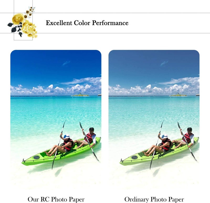 A-SUB Premium Photo Paper High Glossy 11x17 Inch 66lb for Inkjet Printers 50 Sheets, Single Sided - Image 3
