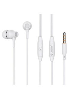 Celebrat G25 Wired Stereo Earphone With Microphone - White - pzsku/Z113830D543F4A88626D7Z/45/_/1735786036/fda72dd7-7eb1-4047-b66a-56a758ca85c0