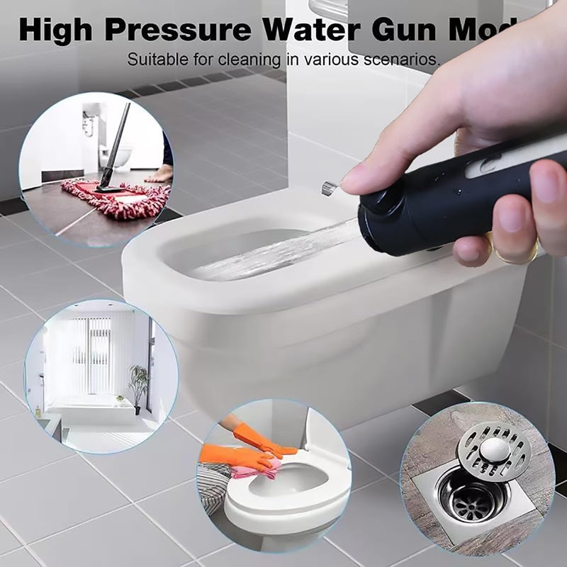 xianshengle Shower Head with Handheld, Shower Heads High Pressure, High Flow Even with Low Water Pressure-Hand Held Showerhead Set,3 Modes Filtered Showerhead with 59â€³Replacement Hose/Bracket/Cotton Filters - Image 5