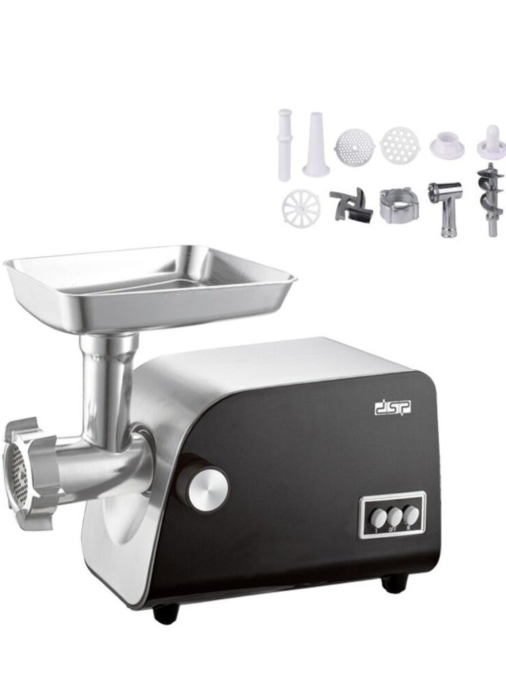 DSP Meat Grinder 1200 watts 1200.0 W KM5024 Black/Silver  - Image 2